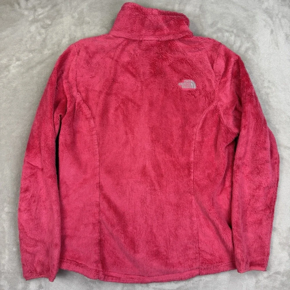 The North Face Osito 2 Fleece Jacket Women Medium‎ Pink Full Zip Soft Plush - Picture 12 of 13
